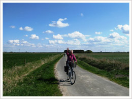 Fahrradfahren Bensersiel