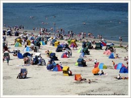 Strandurlauber Nordsee